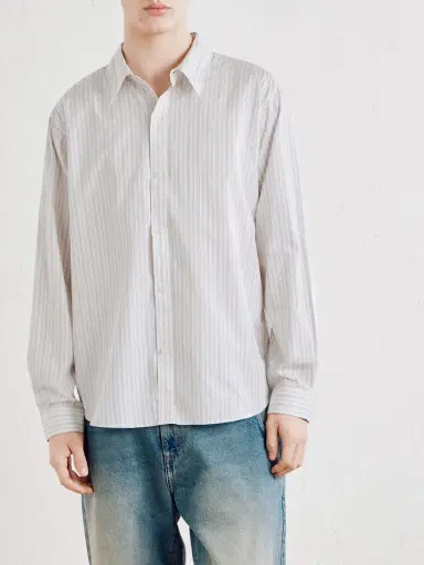 mfpen Evening Striped Cotton-Poplin Shirt - Men | Thumbnail 3 mfpen Evening Striped Cotton-Poplin Shirt - Men | Thumbnail 3