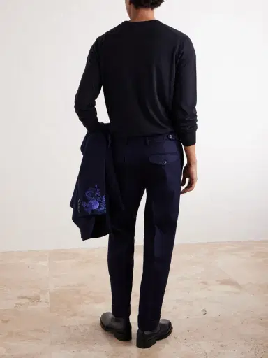 Dries Van Noten Straight-Leg Wool Trousers - Men | Thumbnail 4 Dries Van Noten Straight-Leg Wool Trousers - Men | Thumbnail 4