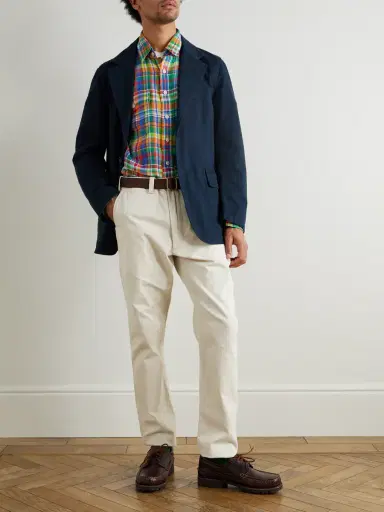 Polo Ralph Lauren Checked Linen Shirt - Men | Thumbnail 2 Polo Ralph Lauren Checked Linen Shirt - Men | Thumbnail 2