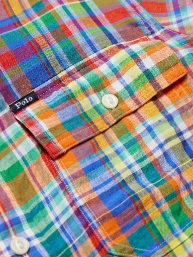 Polo Ralph Lauren Checked Linen Shirt - Men | Thumbnail 5 Polo Ralph Lauren Checked Linen Shirt - Men | Thumbnail 5