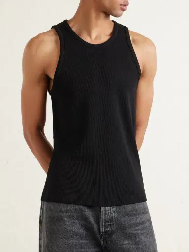 AGOLDE Viggo Ribbed Stretch Organic Cotton and TENCEL™ Lyocell-Blend Tank Top - Men | Thumbnail 3 AGOLDE Viggo Ribbed Stretch Organic Cotton and TENCEL™ Lyocell-Blend Tank Top - Men | Thumbnail 3