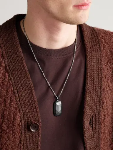 David Yurman Titanium Necklace - Men | Thumbnail 2 David Yurman Titanium Necklace - Men | Thumbnail 2