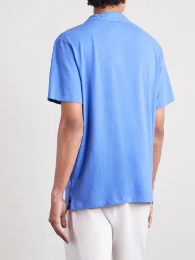 Polo Ralph Lauren Open-Collar Cotton and Linen-Blend Polo Shirt - Men | Thumbnail 4 Polo Ralph Lauren Open-Collar Cotton and Linen-Blend Polo Shirt - Men | Thumbnail 4