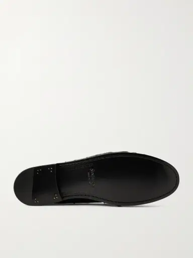 Saint Laurent Le Loafer Logo-Embellished Eel Mules - Men | Thumbnail 3 Saint Laurent Le Loafer Logo-Embellished Eel Mules - Men | Thumbnail 3