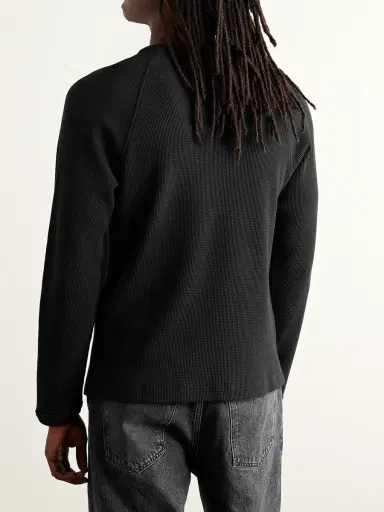 AGOLDE Payson Waffle-Knit Cotton-Blend T-Shirt - Men | Thumbnail 4 AGOLDE Payson Waffle-Knit Cotton-Blend T-Shirt - Men | Thumbnail 4