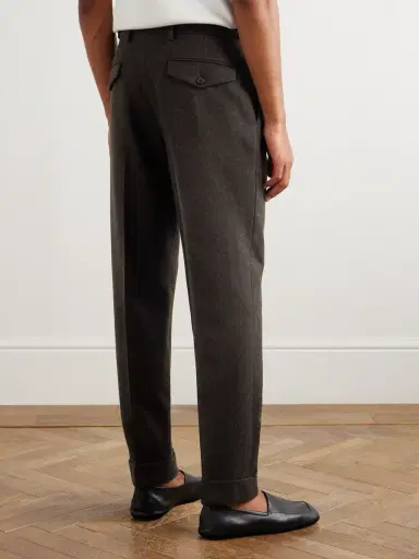 Dries Van Noten Straight-Leg Wool Trousers - Men | Thumbnail 4 Dries Van Noten Straight-Leg Wool Trousers - Men | Thumbnail 4