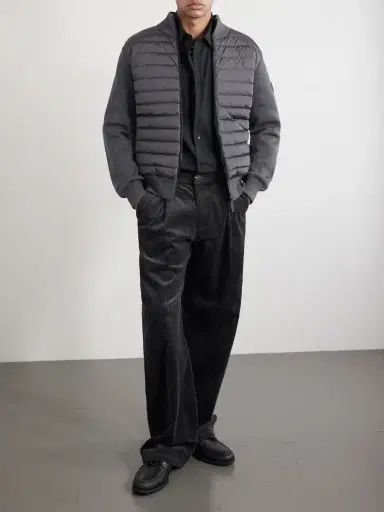 Canada Goose HyBridge Slim-Fit Quilted Down Shell and Merino Wool Jacket - Men | Thumbnail 2 Canada Goose HyBridge Slim-Fit Quilted Down Shell and Merino Wool Jacket - Men | Thumbnail 2