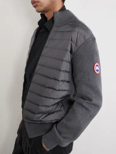 Canada Goose HyBridge Slim-Fit Quilted Down Shell and Merino Wool Jacket - Men | Thumbnail 5 Canada Goose HyBridge Slim-Fit Quilted Down Shell and Merino Wool Jacket - Men | Thumbnail 5