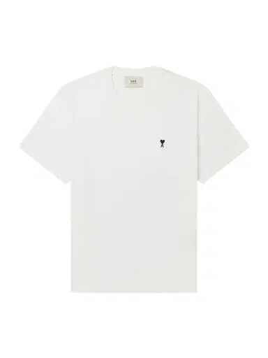 AMI PARIS Logo-Embroidered Cotton-Jersey T-Shirt - Men | Thumbnail 1 AMI PARIS Logo-Embroidered Cotton-Jersey T-Shirt - Men | Thumbnail 1