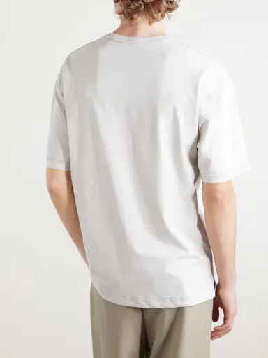 Lemaire Cotton and Linen-Blend Jersey T-Shirt - Men | Thumbnail 4 Lemaire Cotton and Linen-Blend Jersey T-Shirt - Men | Thumbnail 4