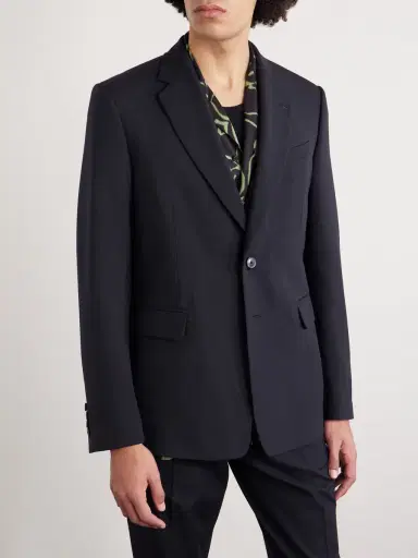 Dries Van Noten Wool and Mohair-Blend Blazer - Men | Thumbnail 3 Dries Van Noten Wool and Mohair-Blend Blazer - Men | Thumbnail 3