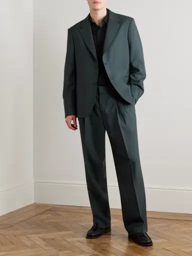 MR P. Wide-Leg Pleated Wool Suit Trousers - Men | Thumbnail 2 MR P. Wide-Leg Pleated Wool Suit Trousers - Men | Thumbnail 2