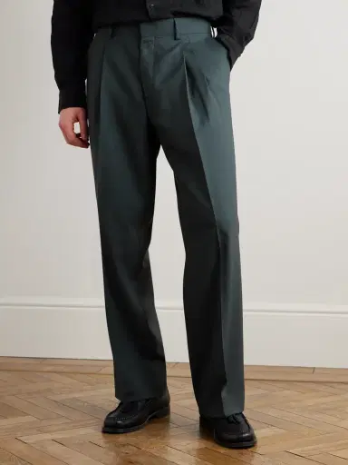 MR P. Wide-Leg Pleated Wool Suit Trousers - Men | Thumbnail 3 MR P. Wide-Leg Pleated Wool Suit Trousers - Men | Thumbnail 3