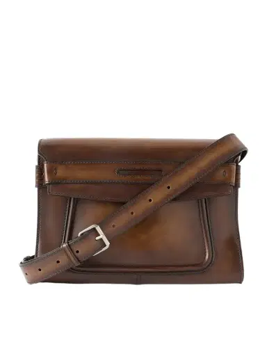 Berluti Andy Venezia Leather Messenger Bag - Men | Thumbnail 1 Berluti Andy Venezia Leather Messenger Bag - Men | Thumbnail 1