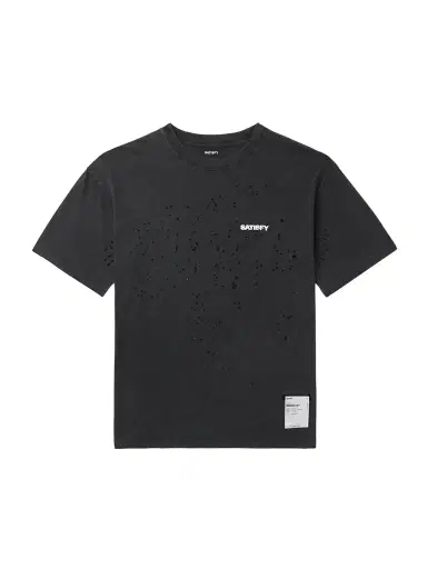 Satisfy Logo-Print Distressed MothTech™ Cotton-Jersey T-Shirt - Men | Thumbnail 1 Satisfy Logo-Print Distressed MothTech™ Cotton-Jersey T-Shirt - Men | Thumbnail 1