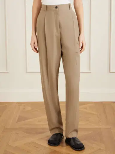 The Row Gianni Pleated Wool Pants | Thumbnail 3 The Row Gianni Pleated Wool Pants | Thumbnail 3