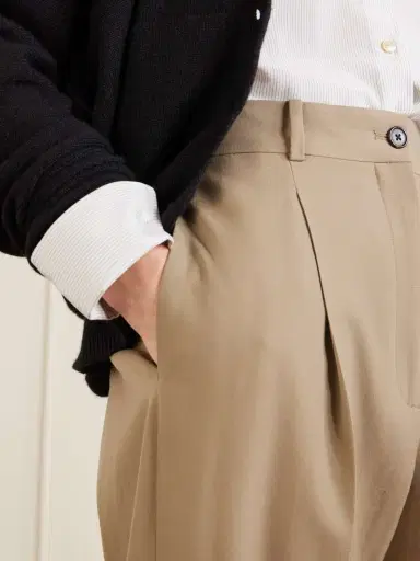 The Row Gianni Pleated Wool Pants | Thumbnail 5 The Row Gianni Pleated Wool Pants | Thumbnail 5