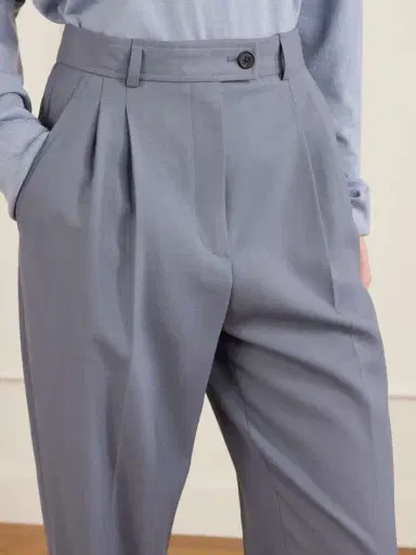 The Row Ragnar Pleated Wool Straight-leg Pants | Thumbnail 5 The Row Ragnar Pleated Wool Straight-leg Pants | Thumbnail 5