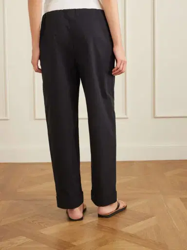 The Row Delano Cropped Cotton Wide-leg Pants | Thumbnail 4 The Row Delano Cropped Cotton Wide-leg Pants | Thumbnail 4