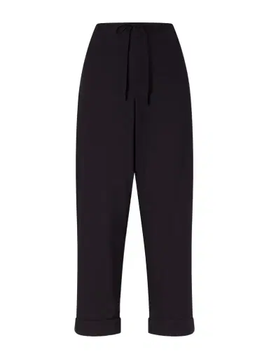 The Row Delano Cropped Cotton Wide-leg Pants | Thumbnail 1 The Row Delano Cropped Cotton Wide-leg Pants | Thumbnail 1