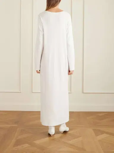 The Row Latoya Cotton Midi Dress | Thumbnail 4 The Row Latoya Cotton Midi Dress | Thumbnail 4
