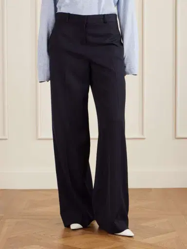 The Row Dender Wool Wide-leg Pants | Thumbnail 3 The Row Dender Wool Wide-leg Pants | Thumbnail 3