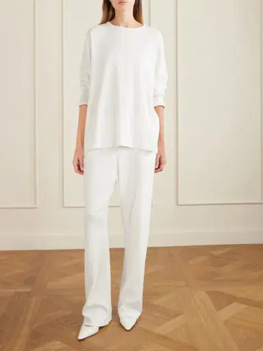 The Row Kohana Cotton-jersey Wide-leg Pants | Thumbnail 2 The Row Kohana Cotton-jersey Wide-leg Pants | Thumbnail 2