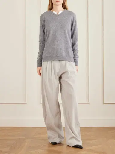 The Row Iven Silk-blend Wide-leg Pants | Thumbnail 2 The Row Iven Silk-blend Wide-leg Pants | Thumbnail 2