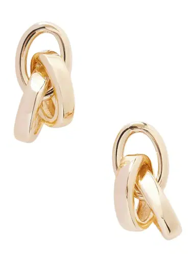Roxanne Assoulin Triple Link Gold-tone Earrings | Thumbnail 1 Roxanne Assoulin Triple Link Gold-tone Earrings | Thumbnail 1