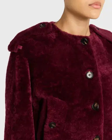 Burberry Lamb Shearling Single-Breasted Jacket | Thumbnail 9 Burberry Lamb Shearling Single-Breasted Jacket | Thumbnail 9