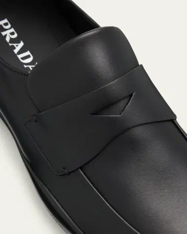 Prada Men's Toblach Calf Leather Loafers | Thumbnail 5 Prada Men's Toblach Calf Leather Loafers | Thumbnail 5