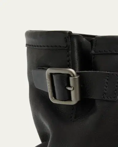 Prada Men's Leather Mid-Calf Boots | Thumbnail 5 Prada Men's Leather Mid-Calf Boots | Thumbnail 5
