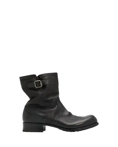Prada Men's Leather Mid-Calf Boots | Thumbnail 1 Prada Men's Leather Mid-Calf Boots | Thumbnail 1