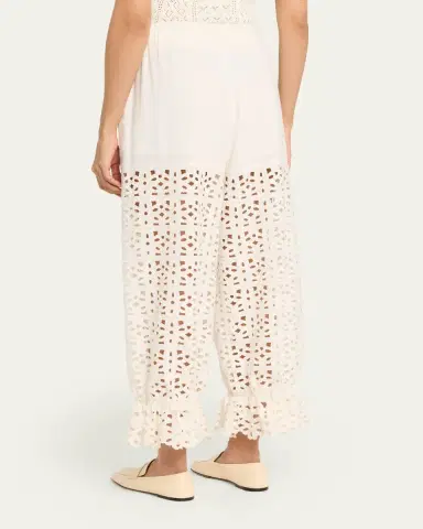 Sea Leila Eyelet Embroidered Pants | Thumbnail 3 Sea Leila Eyelet Embroidered Pants | Thumbnail 3