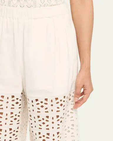 Sea Leila Eyelet Embroidered Pants | Thumbnail 5 Sea Leila Eyelet Embroidered Pants | Thumbnail 5