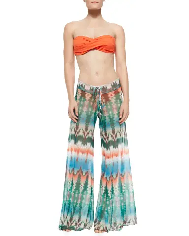 Cara Cara Alba Printed Fit-&-Flare Linen Top | Thumbnail 6 Cara Cara Alba Printed Fit-&-Flare Linen Top | Thumbnail 6