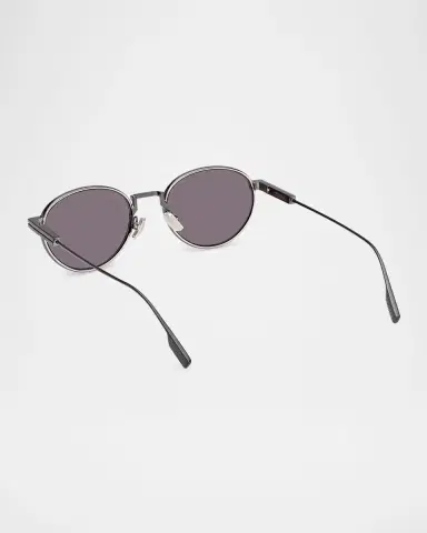 Zegna 52mm Metal Oval Sunglasses | Thumbnail 2 Zegna 52mm Metal Oval Sunglasses | Thumbnail 2