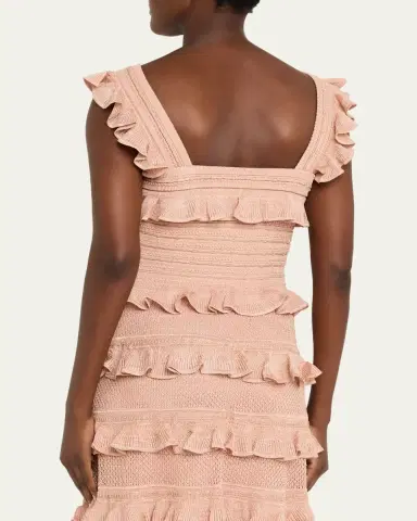 Zimmermann Rebellion Lace Frill Crop Top | Thumbnail 3 Zimmermann Rebellion Lace Frill Crop Top | Thumbnail 3