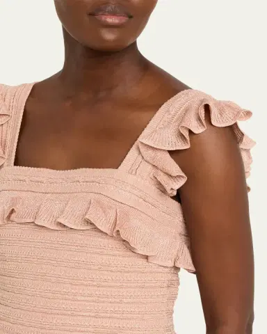 Zimmermann Rebellion Lace Frill Crop Top | Thumbnail 5 Zimmermann Rebellion Lace Frill Crop Top | Thumbnail 5