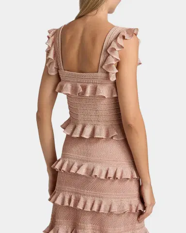 Zimmermann Rebellion Lace Frill Crop Top | Thumbnail 7 Zimmermann Rebellion Lace Frill Crop Top | Thumbnail 7