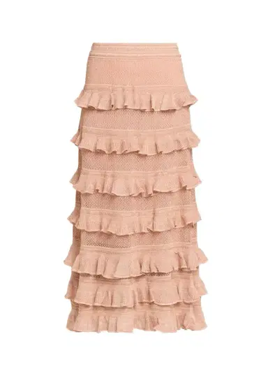 Zimmermann Rebellion Lace Frill Midi Skirt | Thumbnail 1 Zimmermann Rebellion Lace Frill Midi Skirt | Thumbnail 1