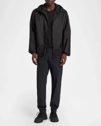 Moncler Men 's Galveston Nylon Hooded Jacket | Thumbnail 2 Moncler Men 's Galveston Nylon Hooded Jacket | Thumbnail 2