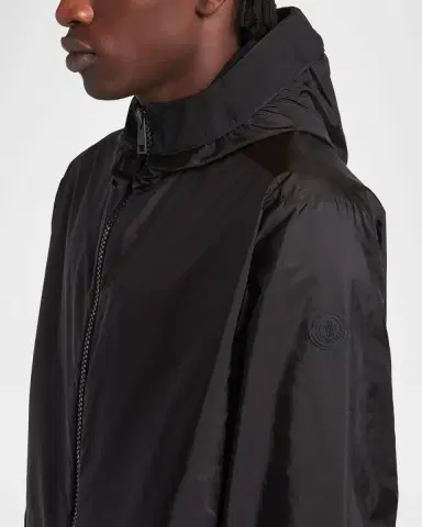 Moncler Men 's Galveston Nylon Hooded Jacket | Thumbnail 5 Moncler Men 's Galveston Nylon Hooded Jacket | Thumbnail 5