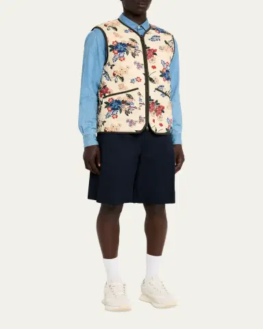 Moncler Men's Archivio Reversible Down Vest | Thumbnail 2 Moncler Men's Archivio Reversible Down Vest | Thumbnail 2