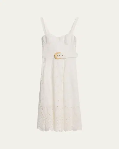 Cara Cara Calypso Embroidered A-Line Midi Dress | Thumbnail 12 Cara Cara Calypso Embroidered A-Line Midi Dress | Thumbnail 12
