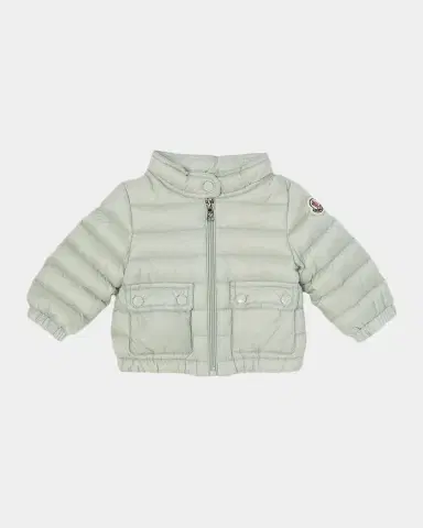 Moncler Girl 's Lans Short Down Jacket, Size 6M-3 | Thumbnail 2 Moncler Girl 's Lans Short Down Jacket, Size 6M-3 | Thumbnail 2