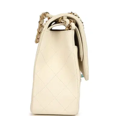 Chanel Chanel Jumbo Classic Double Flap Bag Cream Caviar Gold Hardware | Thumbnail 4 Chanel Chanel Jumbo Classic Double Flap Bag Cream Caviar Gold Hardware | Thumbnail 4