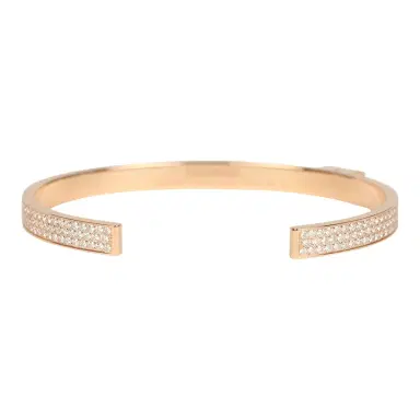 HERMÈS Hermes Kelly Cadenas Bangle XS Diamonds and 18K Rose Gold Hardware | Thumbnail 5 HERMÈS Hermes Kelly Cadenas Bangle XS Diamonds and 18K Rose Gold Hardware | Thumbnail 5