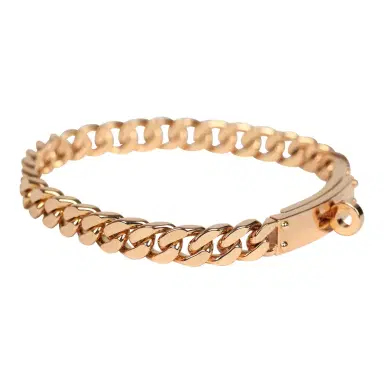 HERMÈS Hermes Kelly Gourmette Bracelet XS 18K Rose Gold Hardware | Thumbnail 3 HERMÈS Hermes Kelly Gourmette Bracelet XS 18K Rose Gold Hardware | Thumbnail 3