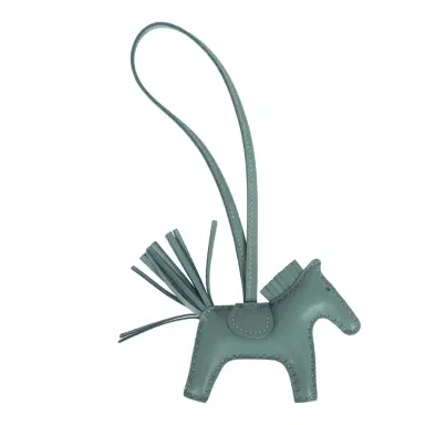 HERMÈS Hermes Rodeo Bag Charm PM Ciel Milo Lambskin | Thumbnail 2 HERMÈS Hermes Rodeo Bag Charm PM Ciel Milo Lambskin | Thumbnail 2